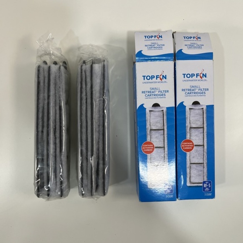 Top Fin Retreat Filter Cartridges RF-S (6 Count) 6 Month Supply Aquarium Desktop - Picture 6 of 6